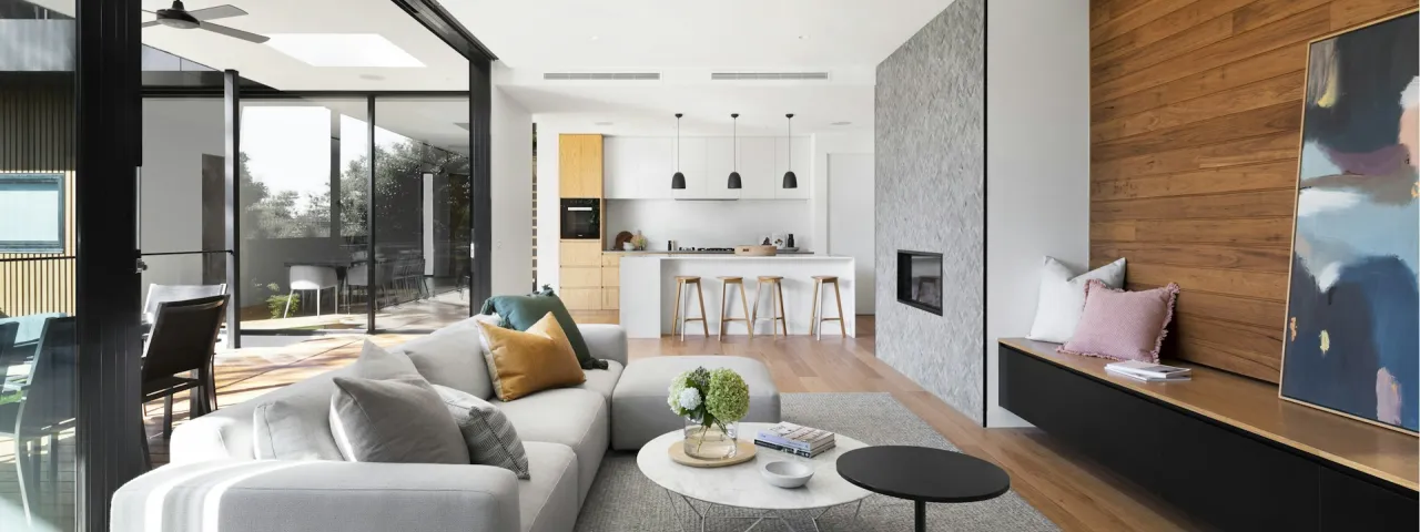 Vivienda luminosa con cocina conectada al espacio de día