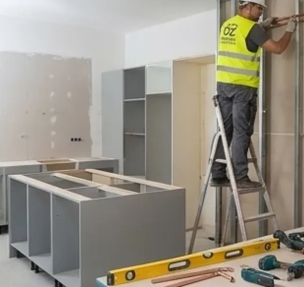 Instalaciones y preparación de una cocina