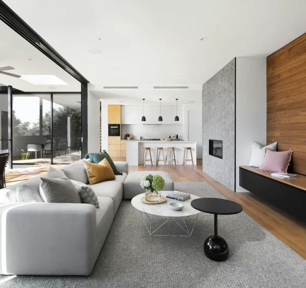 Vivienda luminosa con cocina conectada al espacio de día